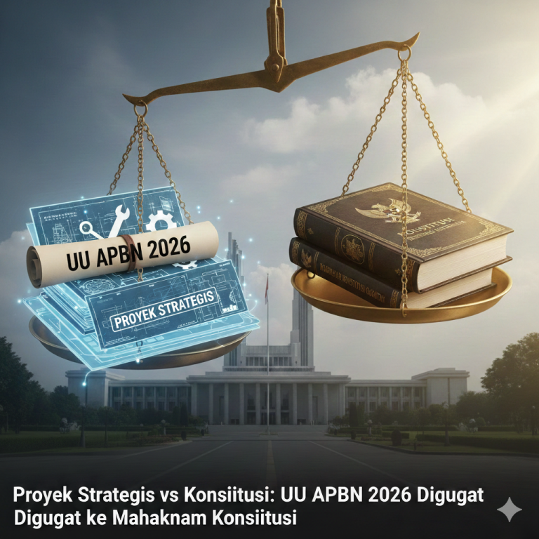 Proyek Strategis vs Konstitusi: UU APBN 2026 Digugat ke Mahkamah Konstitusi