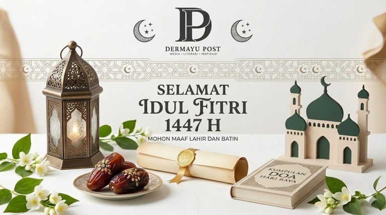 Gema Takbir Berkumandang, Redaksi Dermayu Post Mengucapkan Selamat Idulfitri 1447 H