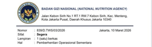 Gawat!! Puluhan SPPG Bandel di Indramayu Ditutup Sementara Usai Terima Surat Peringatan Dari BGN